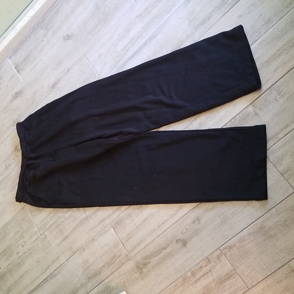Old Navy black wide leg fleece lined athletic pants! NWOT Sz M - Picture 3 of 4